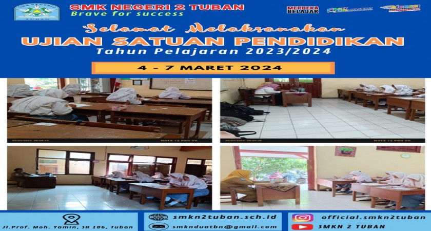 Pelaksanaan Ujian Satuan Pendidikan (USP) Tahun Pelajaran 2023/2024