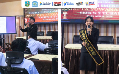 Cetak Duta Sekolah Berkarakter, SMKN 2 Tuban Mulai Rangkaian Pemilihan Putra Putri 2025/2026